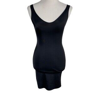 Ruby Ribbon Black Shapewear Slip Dress M Medium Smoothing Tummy Control Shaper